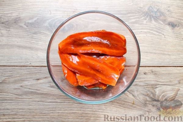 "Копчёная" морковь а-ля лосось
