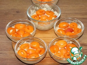 Кексы на кефирном тесте с абрикосами