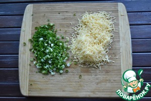 Сконы с сыром и зеленым луком