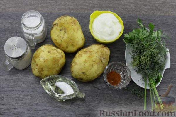 Жареная картошка в сметане